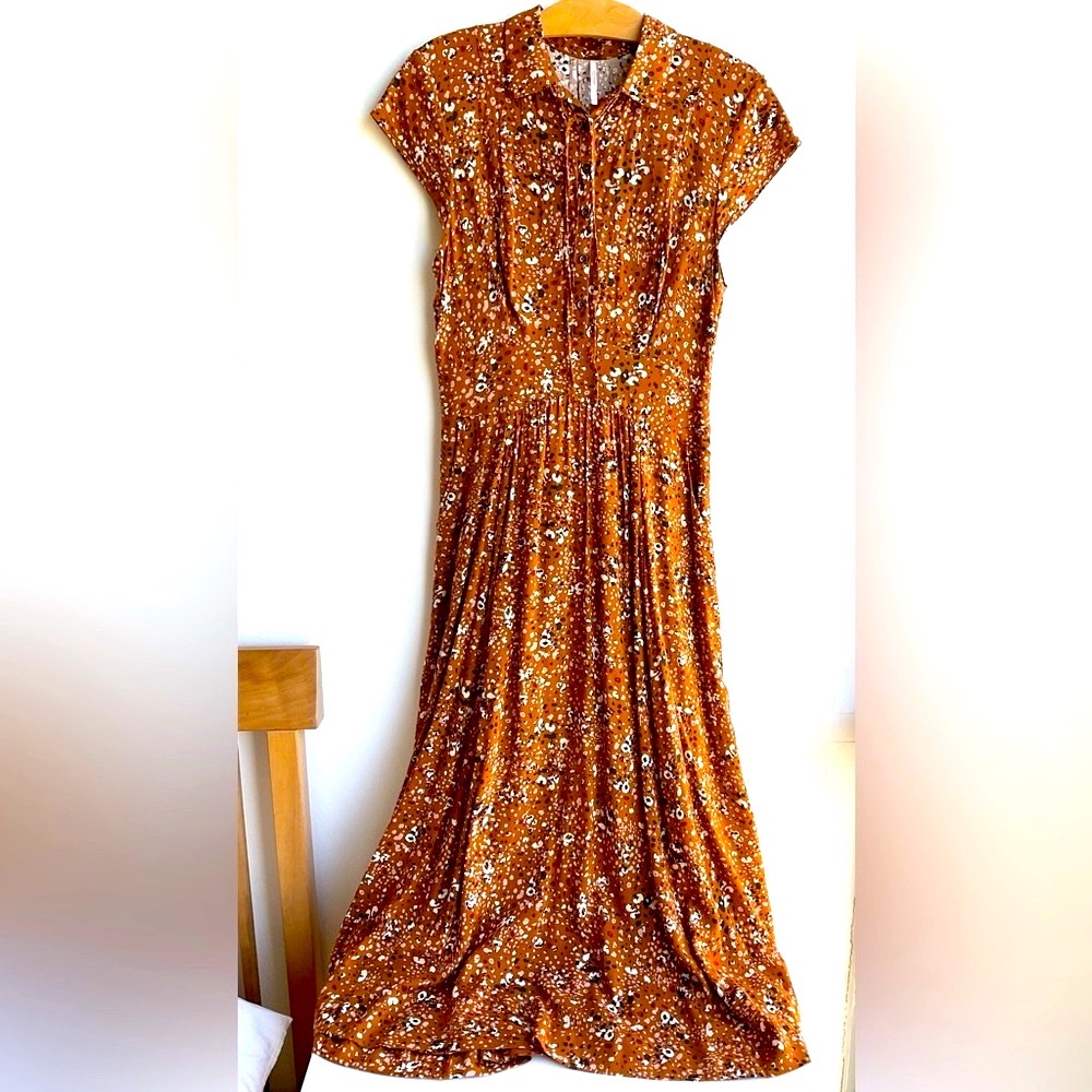Free People vintage midi dress- best dress ever!